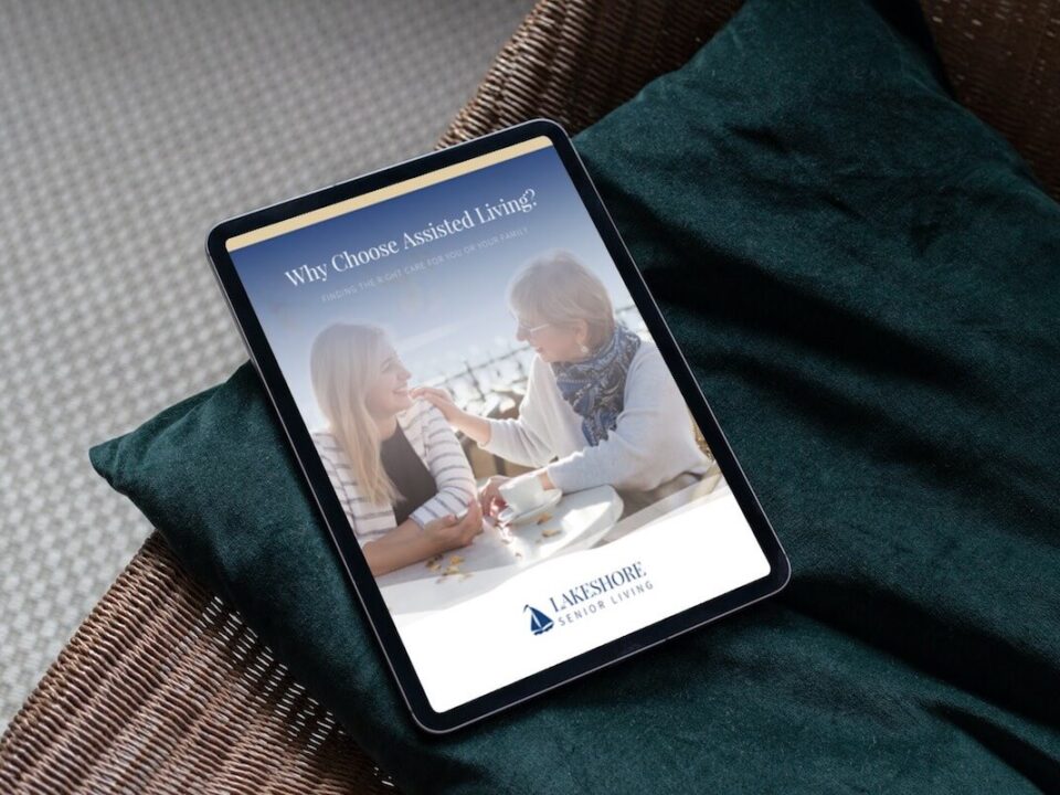 Why Choose Assisted Living eBook-Tablet-Lakeshore Senior Living